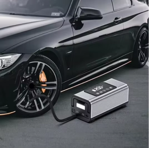 منفاخ إطارات السيارات HF2500 بالجملة، أسطوانة معدنية، 12 فولت، 100 واط، 150 رطل لكل بوصة مربعة، منفاخ رقمي محمول للسيارات والدراجات والبالونات وأسرّة الهواء - Product Image 6