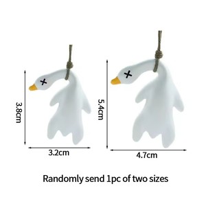 Nouveau Pendentif Canard Rôti Changeant de Couleur 2025 – Décoration de Voiture et Porte-clés pour Rétroviseur, Motif Canard ou Oie Rôti - Product Image 3