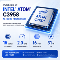 Appareil de sécurité réseau sans ventilateur, pare-feu VPN Intel Atom C3958 avec 6 ports 2.5GbE I226-V et 4 ports SFP 10GbE