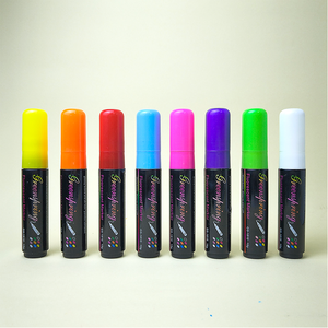 Các New 10Mm Khô Ướt Xóa Neon Nghệ Thuật Sơn Bút Màu Sắc Tươi Sáng Không Độc Hại Chất Lỏng Phấn Đánh Dấu Cho Tự Làm Bảng Đen - Product Image 1