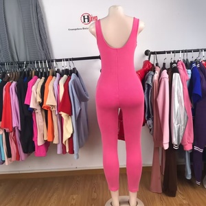 จั๊มสูทลำลองสำหรับผู้หญิงบอดี้สูทชิ้นเดียวแขนกุดแฟชั่นฤดูร้อน2023 - Product Image 6