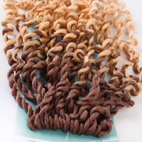 Rebecca di Torsione di Modo Ombre 24 pollici Pre Loop Dread Blocco Dei Capelli Dea Terrore Serrature Crochet Estensioni Dreadlocks Faux Locs