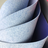 Kuhspaltleder-Imitat aus recyceltem PU mit Flockbeschichtung für Sofa, Möbel, Kleidung, Schuhe, Jacken, Auto – Mikrofaser-PU-Leder