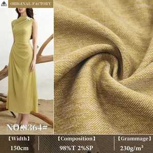 Tela de Sarga Imitación Acetato de 230GSM, Estética Arena Fluida, Brillo <span class=keywords><strong>Bicolor</strong></span> para Pantalones, Faldas y Gabardinas 8364 # - Product Image 1