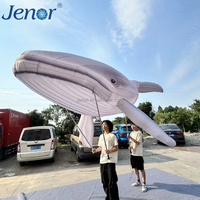 Baleine gonflable géante pour défilés, utilisée pour les événements commerciaux en plein air - Décoration de créature marine à des fins publicitaires