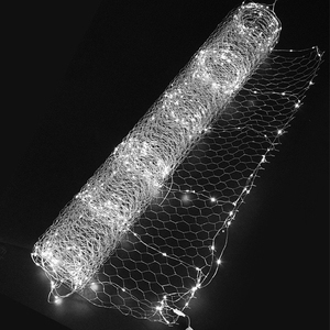 Luci a stringa LED <span class=keywords><strong>con</strong></span> design a rete per decorazioni natalizie da esterno a cascata - Product Image 5