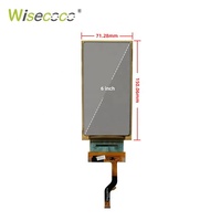 Module flexible IPS AMOLED 2K de 6 pouces 2560*1440, écran souple ultra-fin pour appareil portable, écrans OLED pliables avec carte de contrôle