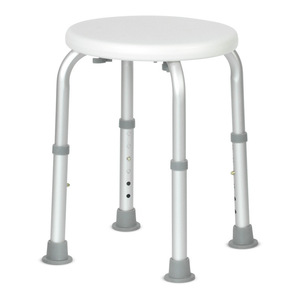 Lightweight Aluminum Alloy <b>Bathroom</b> <b>Stool</b> Height Adjustable Non Slip For Seniors And Pregnant Women - Product Image 1