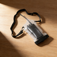 Talkie-walkie polyvalent avec étui étanche, microphone dynamique en plastique, communication filaire pour salles de conférence