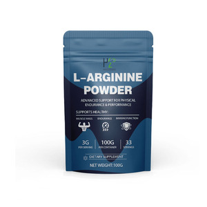 Anpassbare Kleine Beutel 100g Verpackung <span class=keywords><strong>L</strong></span>-Arginin Nahrungsergänzungsmittel <span class=keywords><strong>L</strong></span>-Arginin-Pulver 99% <span class=keywords><strong>L</strong></span>-Arginin - Product Image 1
