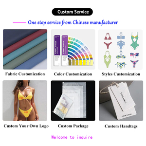 Biquíni de Verão Personalizado com Logo FIELD BALANCE, Conjunto de Dois Peças com Estampa de Moda - Product Image 4