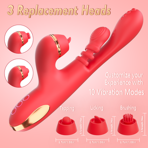Vibromasseur 5 en 1 pour femmes, stimulateur du point G, du clitoris, masturbateur féminin, jouets sexuels pour adultes - Product Image 3