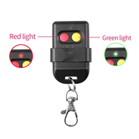 Télécommande universelle pour porte de garage à 4 touches, 330 MHz-433 MHz, clonage de code, PT/SC/LX/HX/HT, code à numérotation, métal, 2 boutons, CHJ