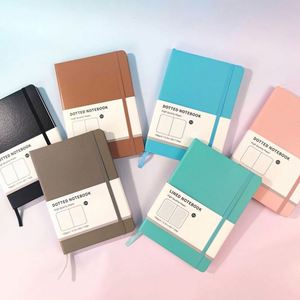 Elegant A5 PU Leather Notebook With Band Strap Durable Hardcover Office Meeting Notebook Custom Thread <b>Sewing</b> Binding - Product Image 6