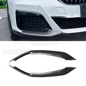 Gloss Black <b>Car</b> Front Bumper Lip Splitter Spoiler <b>Diffuser</b> Body Kits Tuning <b>for</b> BMW 5 Series G30 G31 LCI M Sport 2021-2023 - Product Image 1