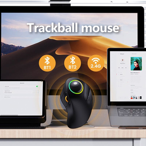 <span class=keywords><strong>Mouse</strong></span> Trackball Wireless Bluetooth Dual-Mode 2.4, <span class=keywords><strong>Mouse</strong></span> Bluetooth Silenzioso da Ufficio, <span class=keywords><strong>Mouse</strong></span> Trackball Verticale Ergonomico per <span class=keywords><strong>Disegno</strong></span> CAD - Product Image 5
