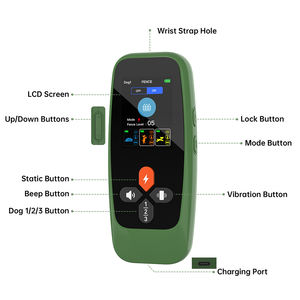 Multifunktions-Aufladbares Kabelloses 3-in-1 Farbdisplay Bellkontrolle Hundetrainer-Halsband IPX7 Wasserdicht Outdoor Elektronisches Haustiergerät - Product Image 2