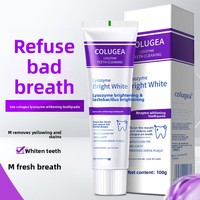Dentifrice Biologique Efficace au Lysozyme 100g – Nettoyage en Profondeur, Élimine les Taches Jaunes, Haleine Fraîche, Dents Blanches