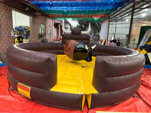 <span class=keywords><strong>Toro</strong></span> Mecánico Inflable Eléctrico EASYFUN Factory Crazy Ride con Ojos Rojos y Efecto de Humo para <span class=keywords><strong>Alquiler</strong></span> - Product Image 5