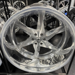 RCSR 5x114.3 5x120 Monoblock, Juego de <span class=keywords><strong>2</strong></span> Ruedas Forjadas Pulimentadas de Perfil Bajo, 18 20 22 24 26 28 Pulgadas para Chevy Chevelle 1970, <span class=keywords><strong>Ford</strong></span> F150 - Product Image 6