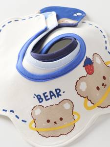 Vente en gros pur coton bavoir <span class=keywords><strong>repas</strong></span> imperméable pour <span class=keywords><strong>bébé</strong></span> nouveau-né enfant doux vintage essuie-bouche - Product Image 4