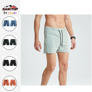 Pantalones Cortos Deportivos Transpirables de Secado Rápido <span class=keywords><strong>para</strong></span> Verano, Pantalones Cortos 3/4 <span class=keywords><strong>para</strong></span> Correr al Aire Libre, Pantalones Cortos Elásticos <span class=keywords><strong>para</strong></span> Entrenamiento - Product Image 1