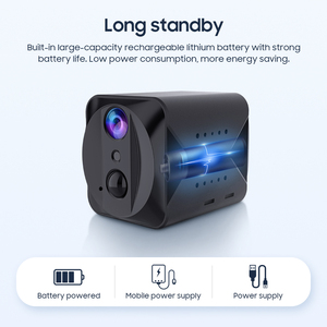 3MP Wifi pin Mini CCTV Hidden <span class=keywords><strong>Camera</strong></span> với tầm nhìn ban đêm và chuyển động theo dõi mạng gia đình Hệ thống an ninh nhà - Product Image 5
