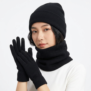 Gorro de Invierno para Ciclismo, Forrado de Satén, para Cabezas Grandes, Elástico, Tejido, Cálido, Agradable al Tacto, Antideslizante, para Hombres y Mujeres - Product Image 5