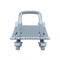 Boulon en U denté épaissi galvanisé en acier C-Beam QS avec boucle carrée