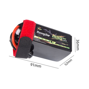 Прямые поставки с завода: Литий-полимерный аккумулятор 803480 22.2V 1800mAh 95C 6S для моделей радиоуправляемых автобусов, высокая выходная мощность - Product Image 1