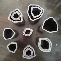 Tubo de acero hexagonal hueco con forma de limón Triangular ST52 ST37 53,4*3,8 Rotavator PTO Tubo de eje Tubo de forma especial