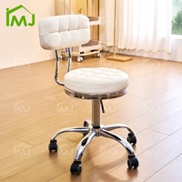 Tabouret mobile pivotant réglable pour technicien de station de manucure, chaise de salon de beauté