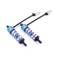 Peredam kejut logam paduan Aluminium rakitan, peredam kejut besar depan & belakang logam penuh untuk mobil RC truk Buggy 1/10