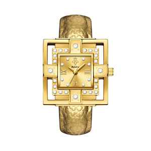 นาฬิกาข้อมือผู้หญิง ยัลลาลูซี สายหนังแท้ ตัวเรือนโลหะผสม ดีไซน์หรูหราเบาๆ สไตล์ธุรกิจ กันน้ำ ระบบควอตซ์ สไตล์ยุโรป สำหรับการค้าต่างประเทศ รุ่นใหม่ - Product Image 6