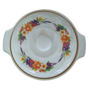 6.5 pollici di plastica melamina ciotola per zuppa con due manico con coperchio Halwa ciotola - Product Image 3