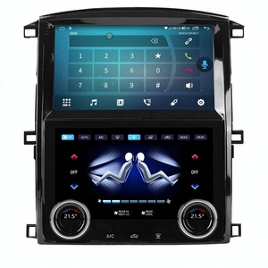 Autoradio 10,1 pouces + Écran double 10,1 pouces avec commande AC, GPS, <span class=keywords><strong>lecteur</strong></span> CD, TV pour Land Cruiser LC100 (Android 13 1080P) - Product Image 1