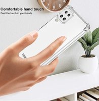 Pour Samsung A12 étui, 2021 Flexible antichoc Transparent cristal clair coque de téléphone couverture arrière pour Samsung Galaxy A12 5G Fundas