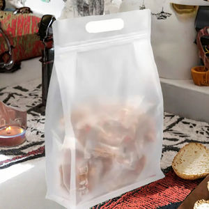 Bolsa con Cierre Hermético y Base Cuadrada Esmerilada Antiestática de Grado Alimenticio, con Asa para Frutos Secos y Arroz, Embalaje Personalizado con Estructura PET+AL+PE - Product Image 2