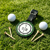 Tag Tas Golf Logam Gaya Turnamen Pembuka Botol Warna Gradasi Kustom Tag Tas Golf