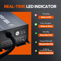 Chargeur de batterie LiFePO4 LiTime 12V 16V 10A avec activation BMS, étanche IP65