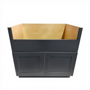KCMA Wooden 36 Inch Corner Sink Base Cabinet American Style Farmhouse <b>Apron</b> Sink Base Cabinet <b>Kitchen</b> Sink Cabinet Ready Made - Product Image 1