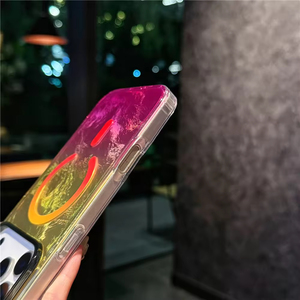 Modello ghiacciaio di fascia alta adatto per iPhone 17 custodia magnetica per telefono iPhone 17Air gradiente Laser 17Pro antiurto 17Pro Max 16 - Product Image 5