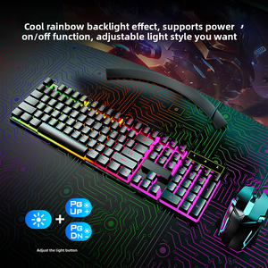 Bán buôn 104-Key LED Backlit kích thước đầy đủ thá<span class=keywords><strong>i</strong></span> có dây PC chơ<span class=keywords><strong>i</strong></span> Game bàn phím teclade cho văn phòng Máy <span class=keywords><strong>t</strong></span>ính để bàn USB ROHS chứng nhận - Product Image 5