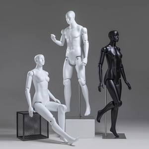 หุ่นผู้หญิงหุ่นยนต์ทั้งตัวมีข้อต่อปรับได้มีแขนและขาที่ยืดหยุ่นสำหรับจัดแสดงนิทรรศการหน้าต่าง - Product Image 4