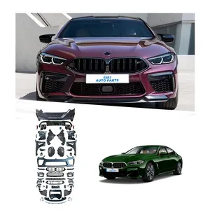 PP Plastic Car bumpers 1:1 conversion kit M8 car upgrade body kit 8 series accessories For BMW 8 Series G16 2018-