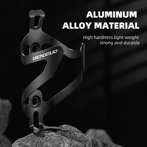 Yueli Aluminum Alloy Water Bottle Cage Lightweight Mountain Road Bike Cup Holder <b>Cycling</b> Accessory - Product Image 1