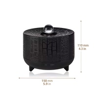 Diffuseur d'arômes à effet flamme craquelée, machine à parfum colorée, humidificateur ultrasonique