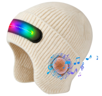 Cappello LED RGB Luminoso all'Ingrosso con Cappello Musicale in Maglia e Altoparlanti Stereo Integrati per Corsa Notturna Ciclismo Campeggio