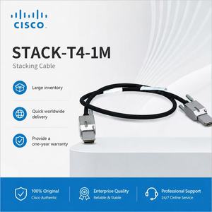 Cable de apilamiento tipo 3 de 1M para interruptor de la serie C9000, 1 año de garantía, en stock - STACK-T4-1M - Product Image 1