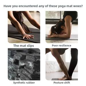 Colchoneta <span class=keywords><strong>de</strong></span> <span class=keywords><strong>yoga</strong></span> y pilates <span class=keywords><strong>de</strong></span> tela <span class=keywords><strong>de</strong></span> gamuza estampada transfronteriza, con base <span class=keywords><strong>de</strong></span> goma, protectora y para posicionamiento, color sólido, 99.6cm - Product Image 5